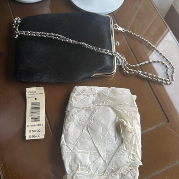 NWT - Brahmin Cow Hair Cross Body Bag - Picture 13 of 15